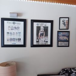 Framed Chicago white Sox 2005 Championship