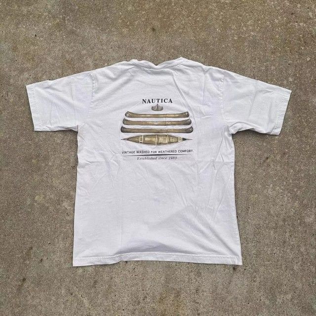 Nautica Vintage Cotton T-Shirt - Large