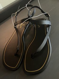 Black Sandals Size 9