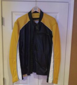 MOTORCYCLE WILSON LEATHER JACKET XL