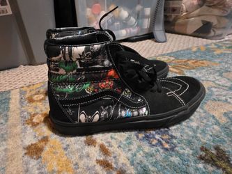 Vans x Disney Sk8-Hi Disney 100 Villains Men's Size 7.5 Black Sneaker Skate Shoe