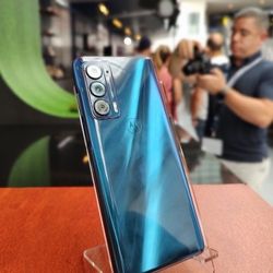 Motorola Edge | 2021 | 2-Day Battery | (UNLOCKED ) | Made for US 8/256GB | 108MP Camera | Nebula Blue