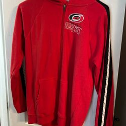Women’s Carolina Hurricanes Hockey Zip Hoodie Size Small