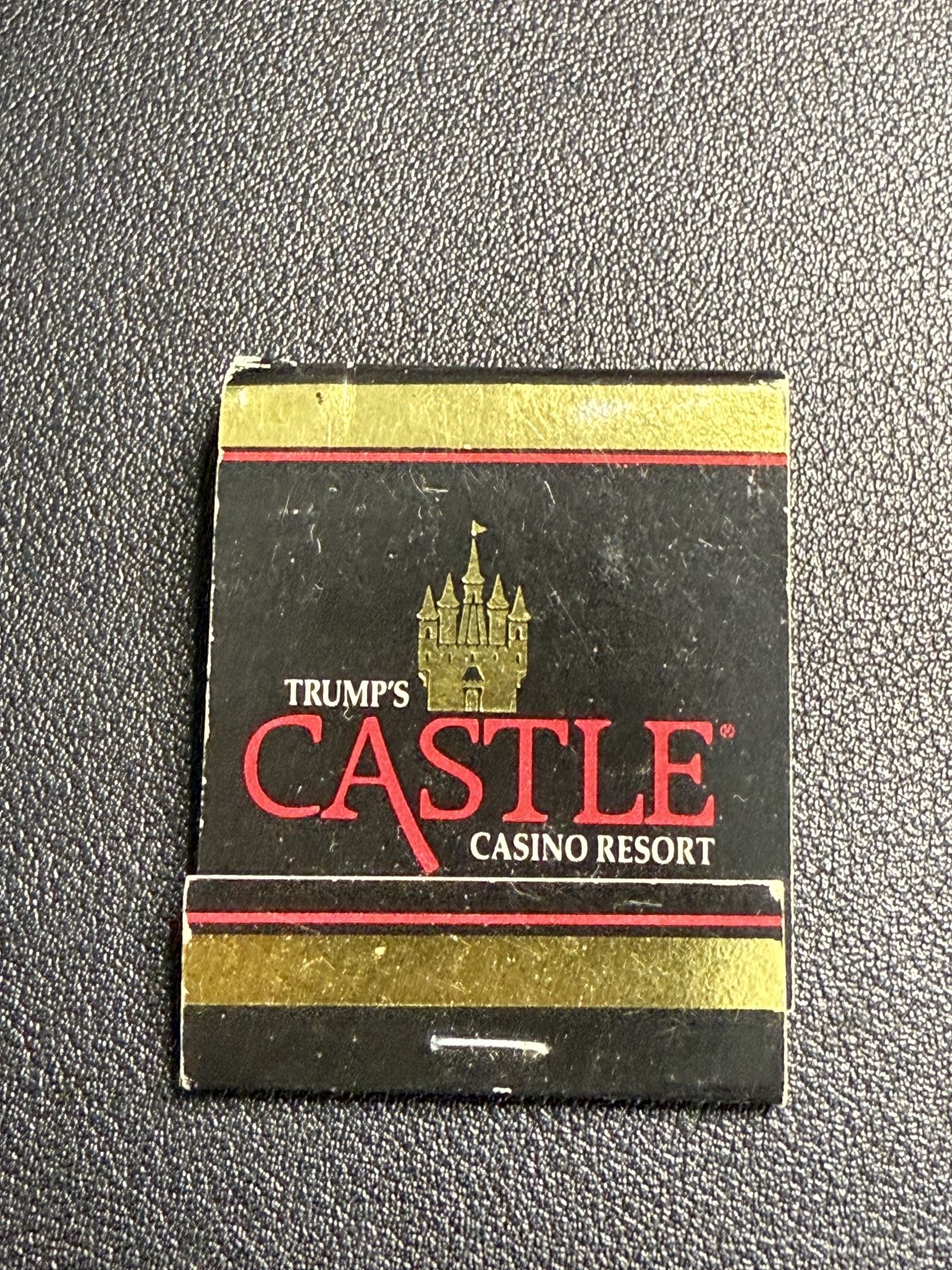 Vintage 1980s Trump’s Castle Casino Resort Matchbook Atlantic City, Unused