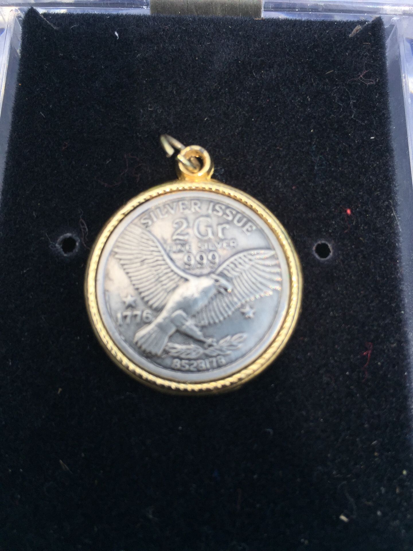 Silver issue 2Gr fine silver.999 1776