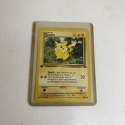 Pikachu 1st Edition Jungle 60/64 Pokemon Card