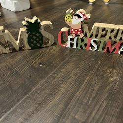 Christmas Wooden Decorations (from Hawaii) 