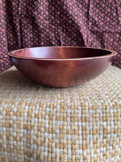 Vintage wood dough bowl