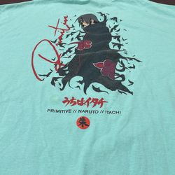 Primitive Naruto Itachi Shirt Size XL