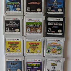 Quality Nintendo 3DS DS Game Cartridge Lot