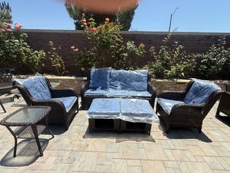 Outdoor rattan chair