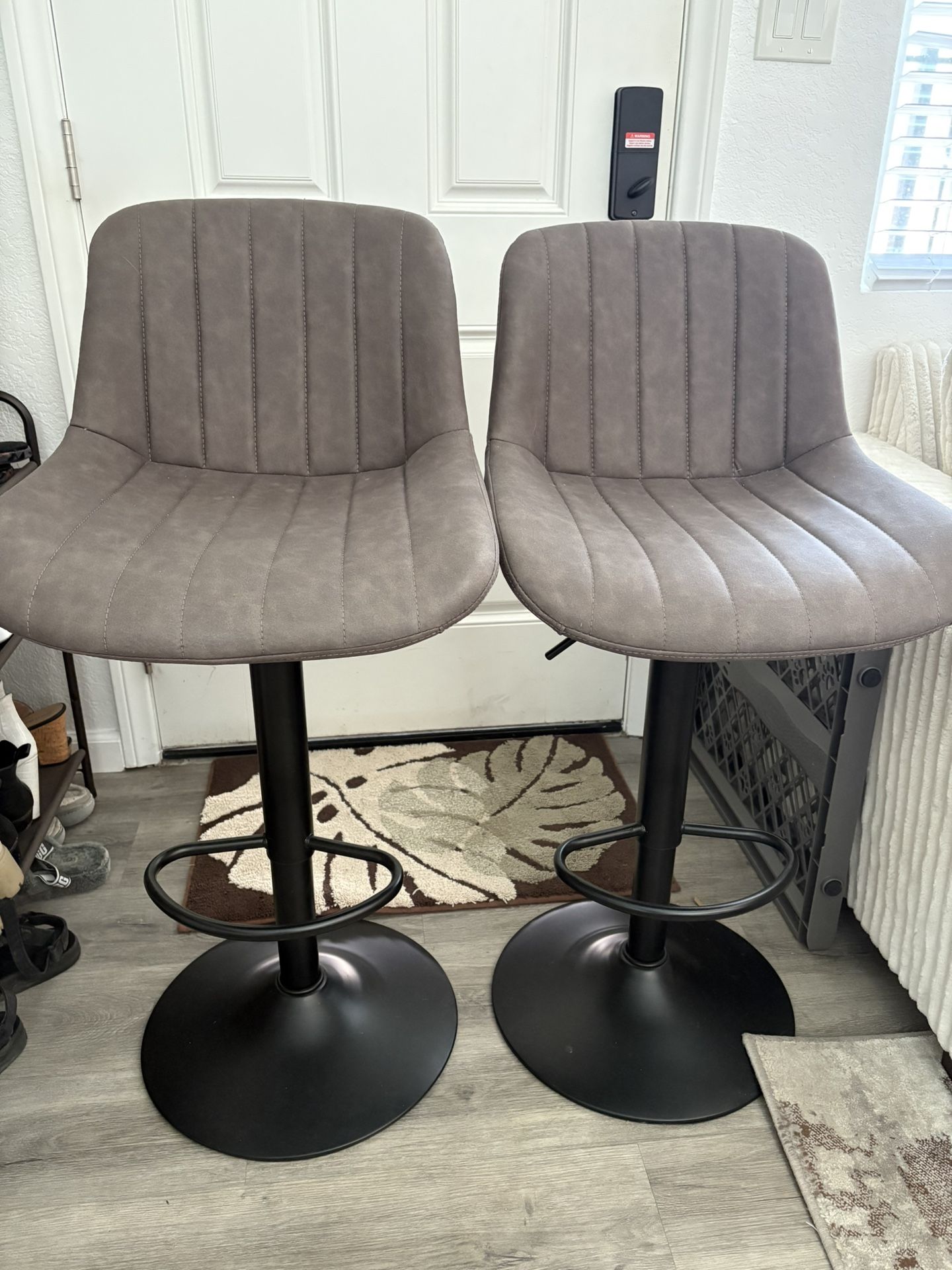 Adjustable Bar Stools (Set Of 2)