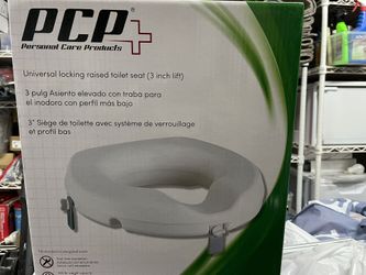 Universal Locking Raised Toilet Seat 3”