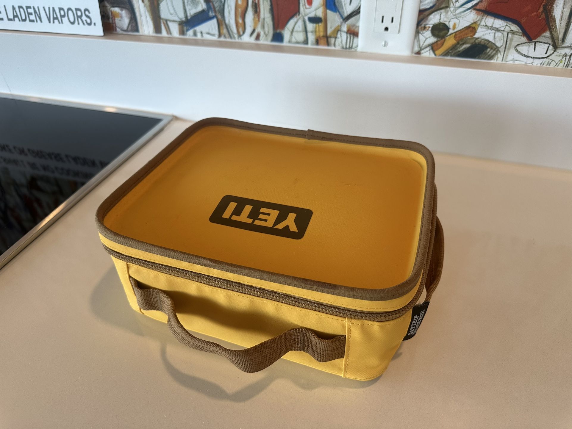 Moving In 2 Weeks Need To Sell- Yellow Yeti Cooler Lunch Box