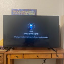 40 Inch TV, No Audio, No Controller