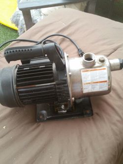 sprinkler water system transfer pump