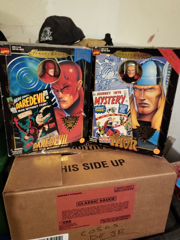 Famous Cover Daredevil Old School  1998 And The Mighty Thor 8 Inch