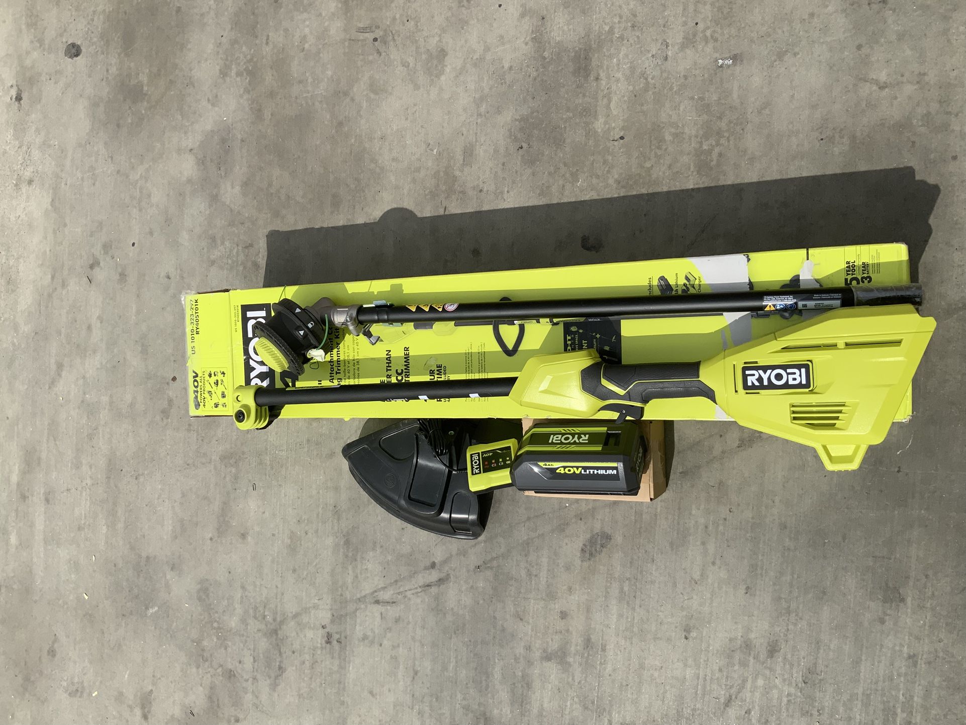 Ryobi 40v Trimmer Kit