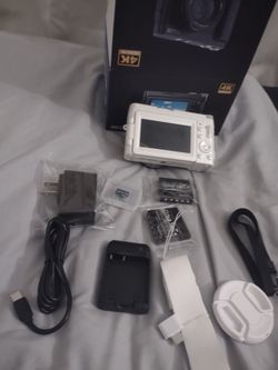 Digital Camera 4K Ultra HD, Auto focus 2024, 48MP Blogger, For YouTube With SD Card