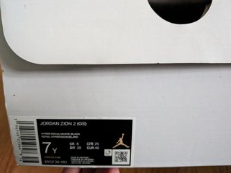 Jordan Zion 2 (GS) 7y