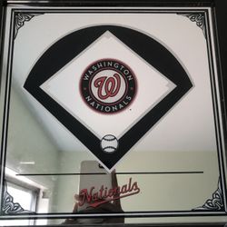 WASHINGTON NATIONALS mirror Frame 