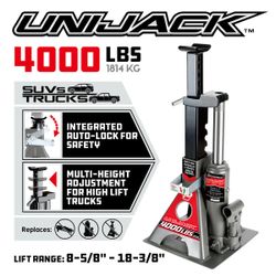 SET OF 4 Brand New Unijack 4000 Pounds Jack Stand Car Jack