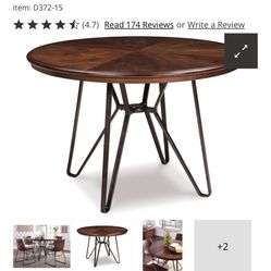 Ashley Centiar Round Dining Table Set