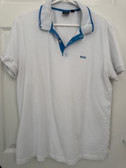 BOSS Short Sleeve Polo Shirt, Large.