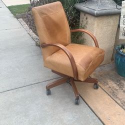 FREE Leather Desk Rolling Chair