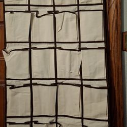 Over The Door Fabric Shoe  Organizer With 26 Shelves