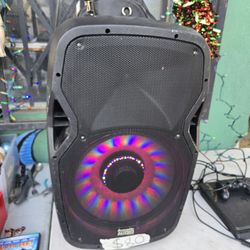 Acoustic Audio AA15LBS Powered 1000W Bluetooth & USB Flashing LED Loud Speaker 