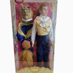 Disney Store Exclusive Prince Adam And The Beast Costume Doll 