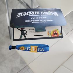 3 Day GA Wristband SUMMER SMASH