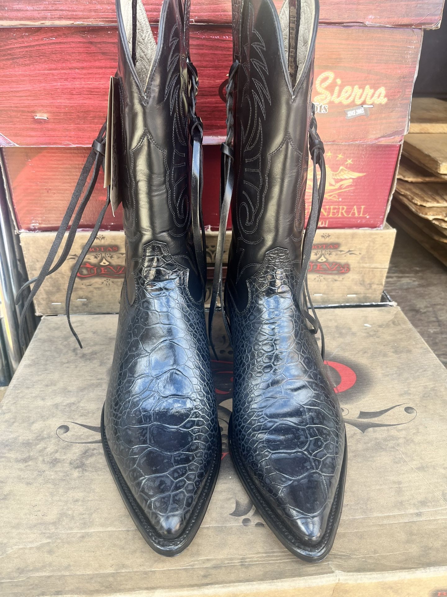 Black Cowboy Boots