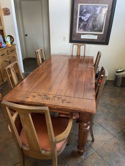 6 Chair and Table Dining Set
