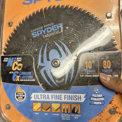 Spyder Blade 10in 80 Teeth 