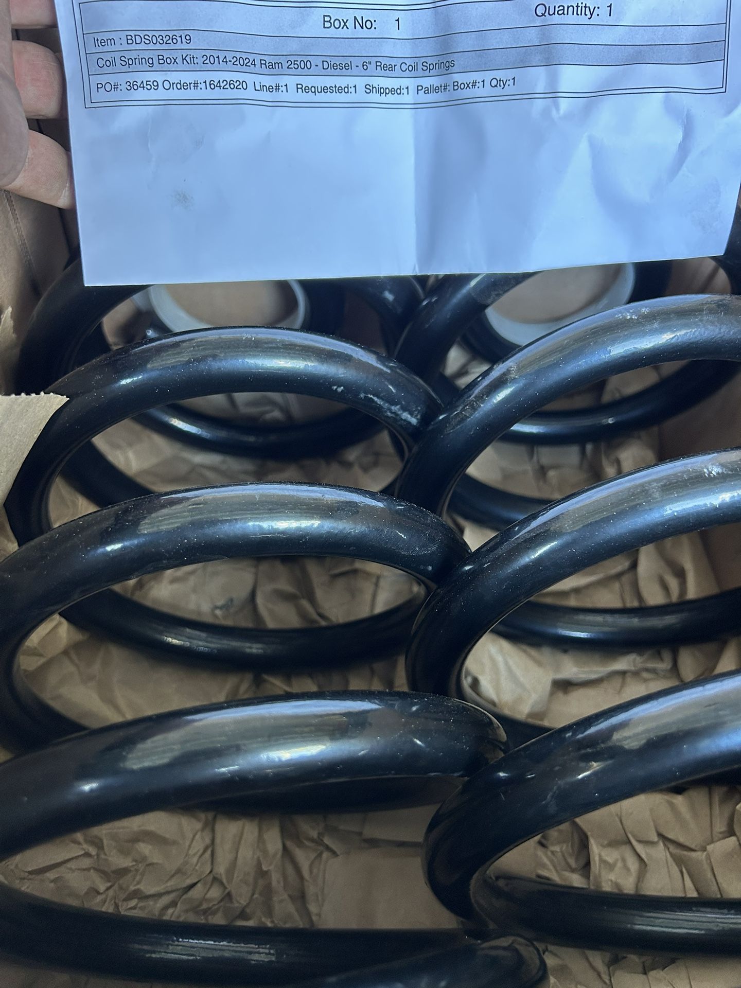 2014-2024 Ram 2500 Rear Coil Springs For 6inch Lift