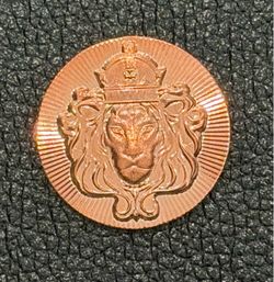 1 OZ  ADVP .9999 Scottsdale Mint Fine Premium Copper Lion Coin