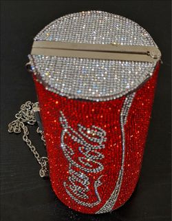 COCA-COLA BLING RHINESTONE CROSSBODY BAG