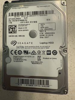 1tb Seagate Laptop HDD