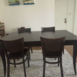 Design Within Reach Dining Table With 4x Kyoto Chairs