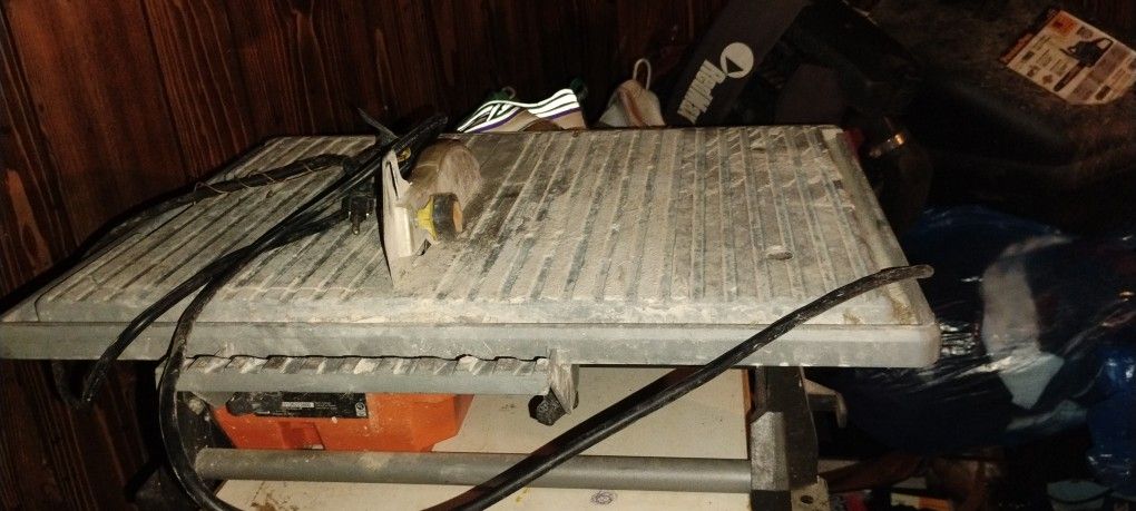 I Have A Ridgid Table Saw That Works Perfec Asking 85 Ono