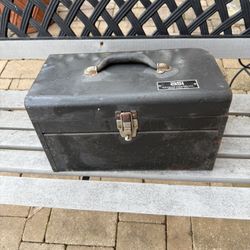 Vintage Metal Toolbox 