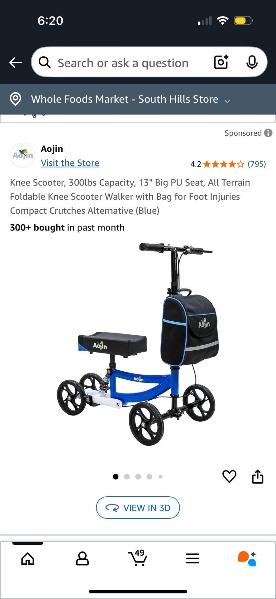 Knee scooter!