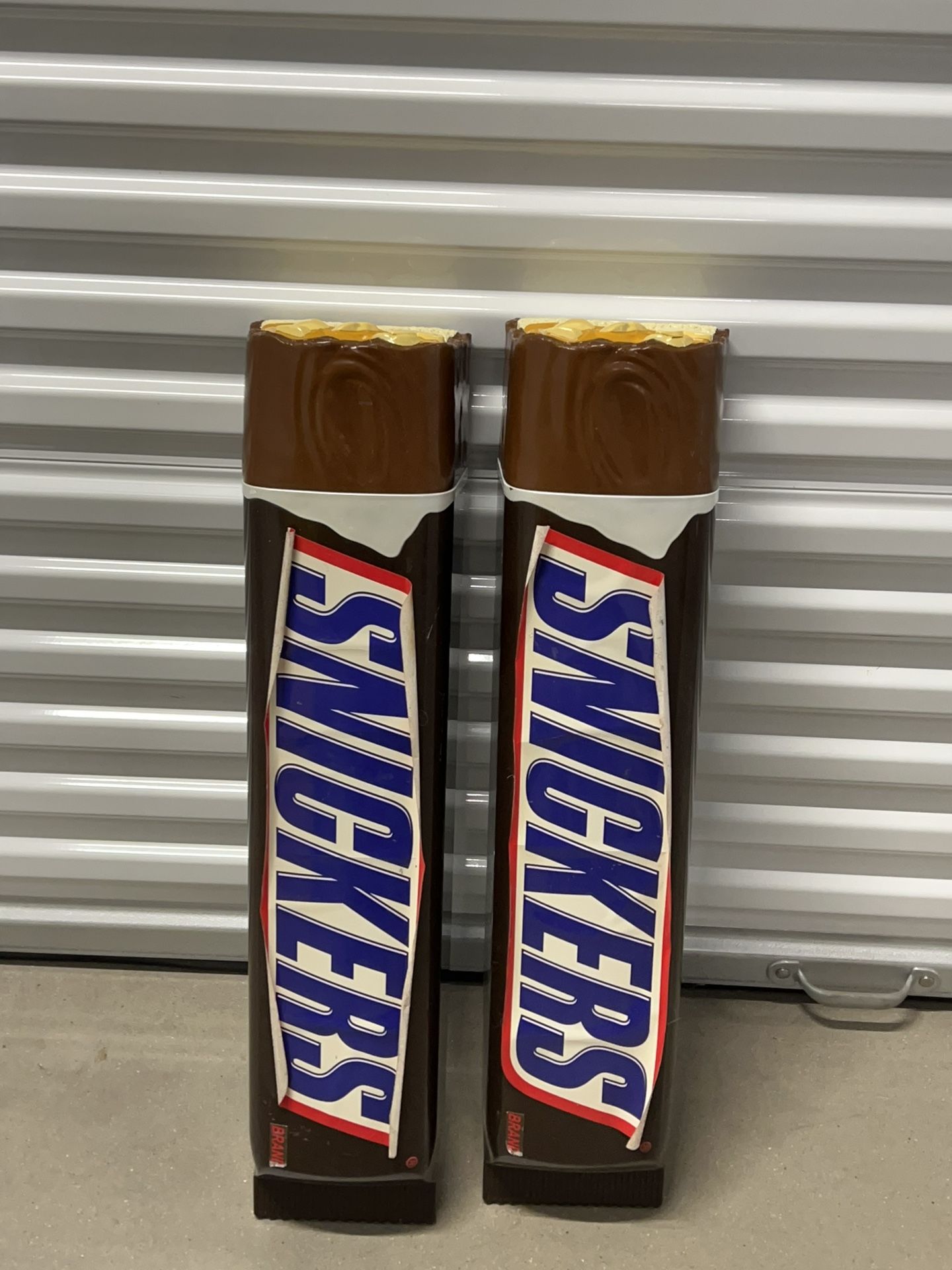 Vintage Snickers Candy Bar Plastic Store Display Sign for Sale in