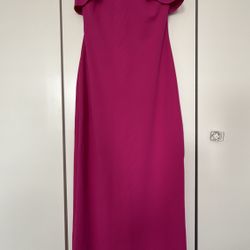 Fuchsia, Pink BEBE, Elegant Dress