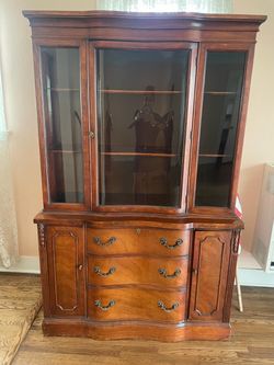 Antique China Cabinet Early American