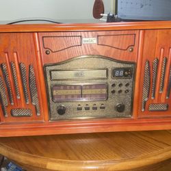 lee tac TAP-830  turntable retro style all in one music system 