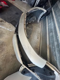 2016 white chevy impala bumper