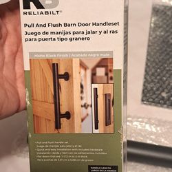 Door Handle For Barn Door Black By Reliabilt NEW!